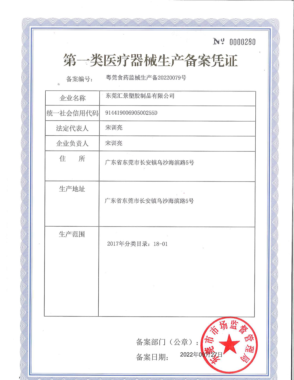 第一類醫(yī)療器械